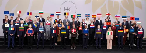 43 European Leaders attending the 7th European Political Community Summit in Copenhagen
