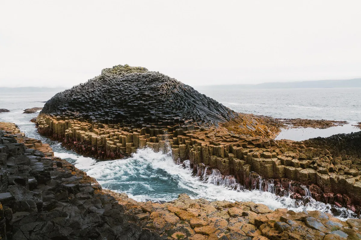 Isle of Staffa, Scotland [2160x1440] [OC]