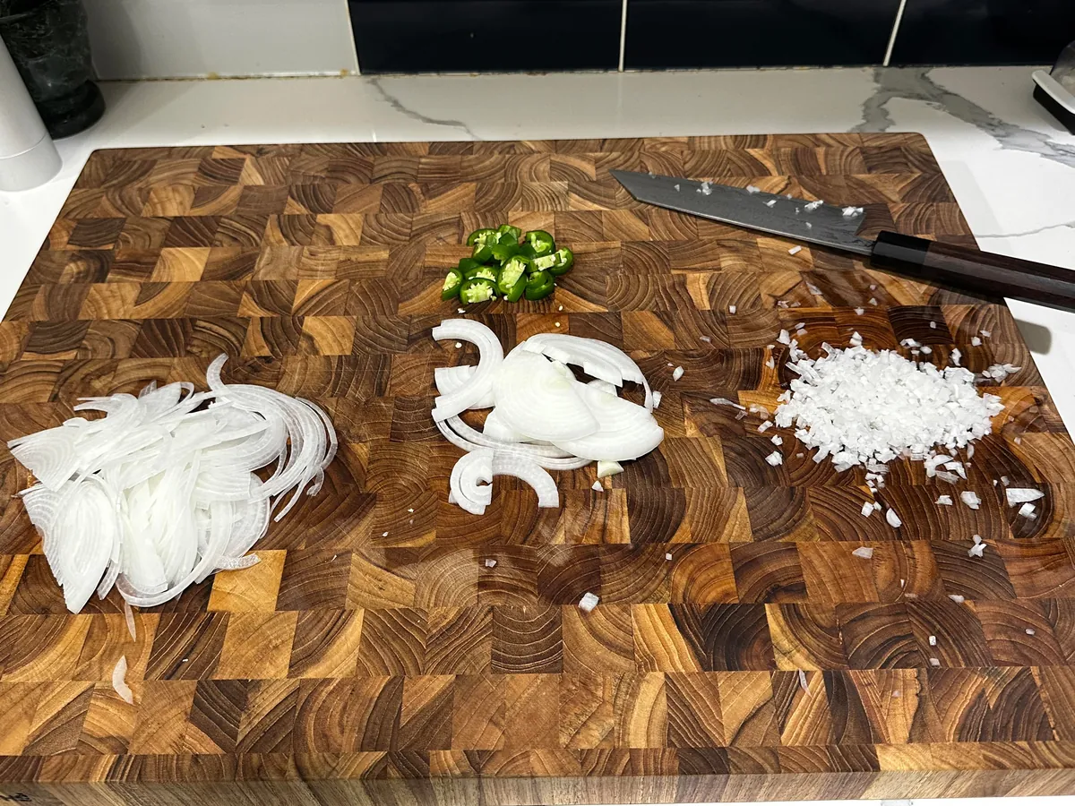 [homemade] onion dogs 3 ways.