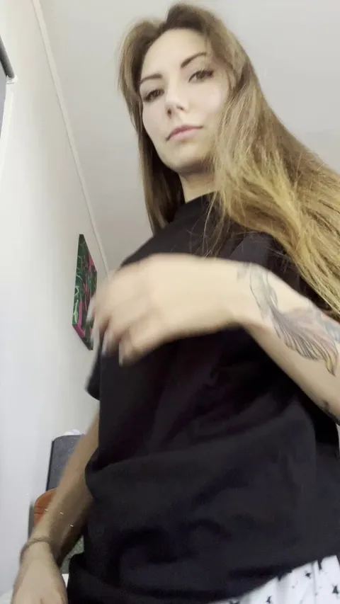 Revealing my tits for you