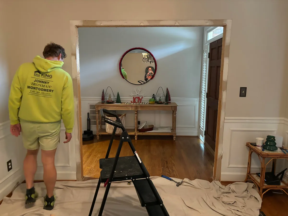 Dining Room Turned Library