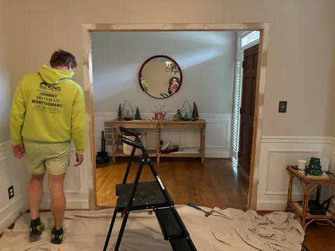 Dining Room Turned Library