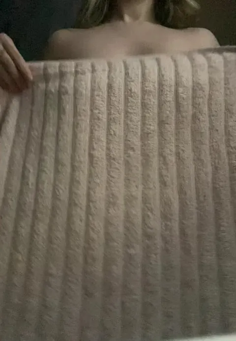 British girl towel drop