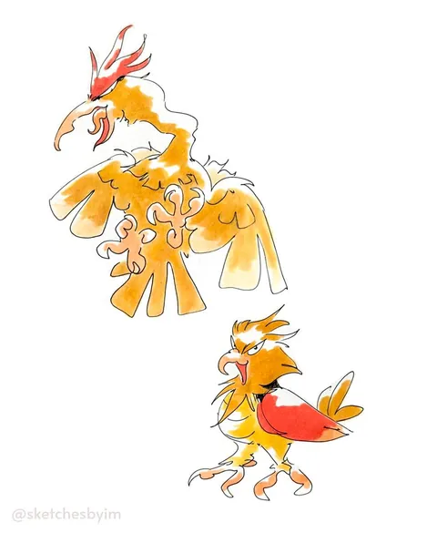 I doodled Kanto Pokemon (OC)