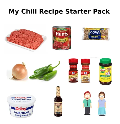 My Chili Recipe Starter Pack