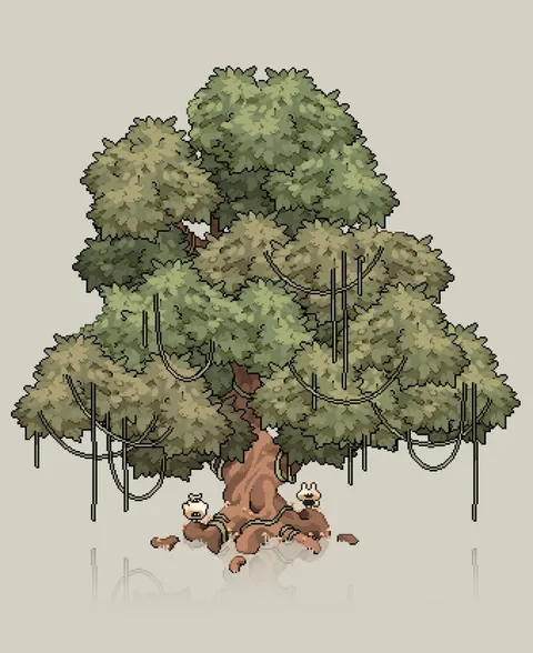 First time drawing a big tree!