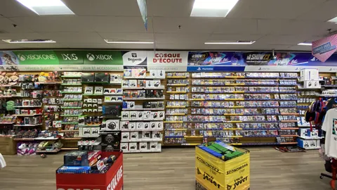 My local Gamestop Xbox section is 2 feet large..
