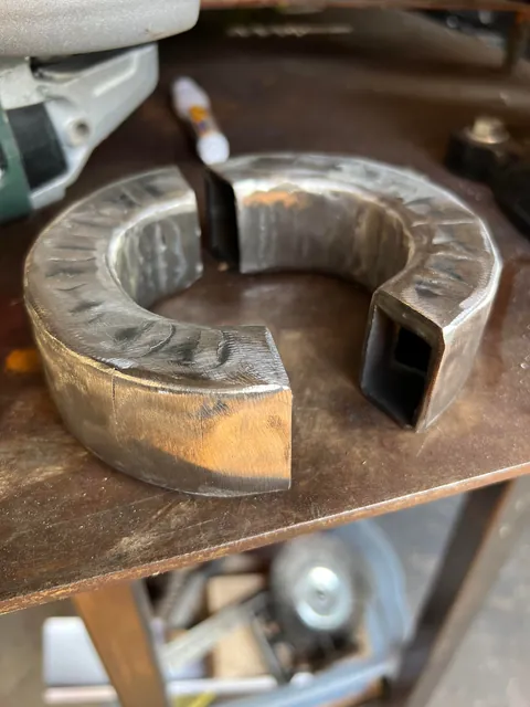 Built a new railing for my front steps