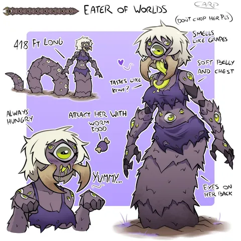 Rule 63 Terraria Bosses (@carpinchor123) [Terraria]