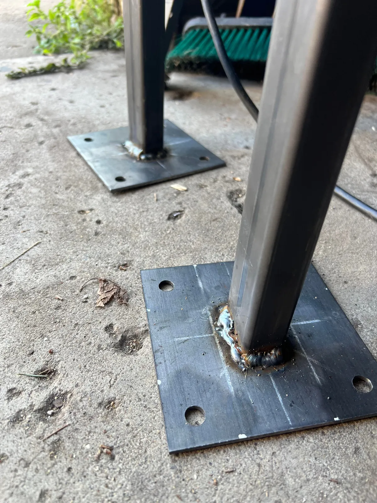 Built a new railing for my front steps