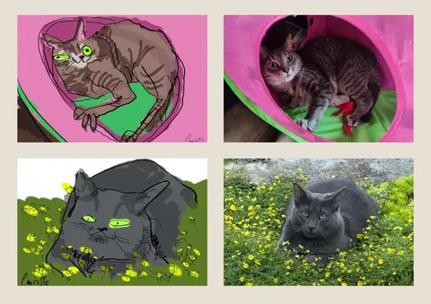 Got a cat? I’ll doodle it. Drop those pics! 🐱🎨