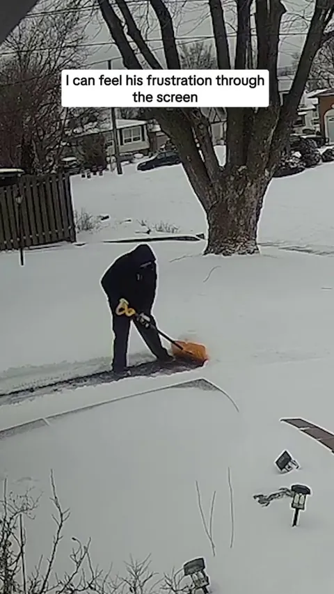 He is not buying plastic shovel next time