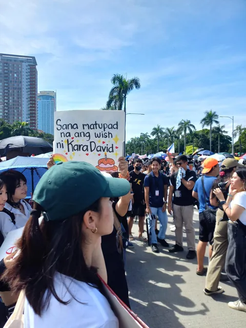 Belated happy birthday, Ms Kara David.